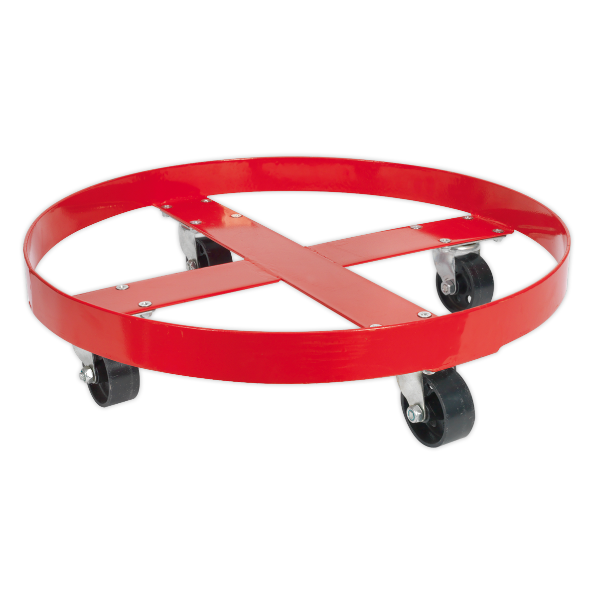 Sealey Drum Dolly for 205L Drums with Metal Castors for Easy Transport
