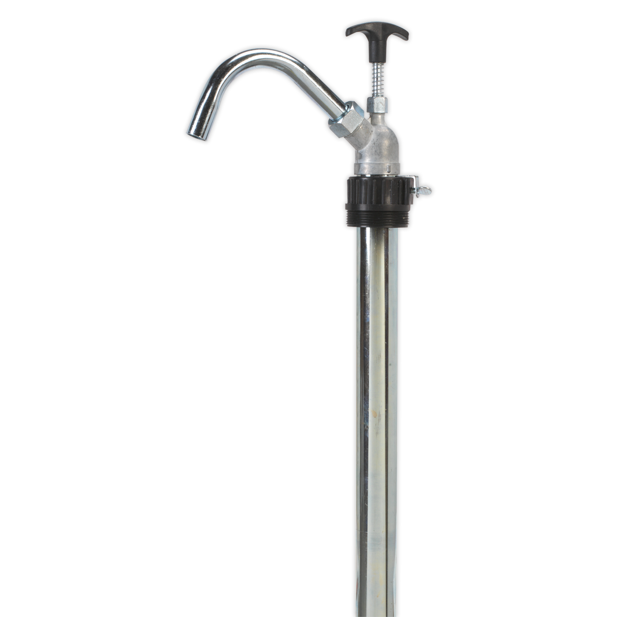 Sealey Heavy-Duty Lift Action Pump for 25-205L Drums, Self-Priming, 0.5L Stroke