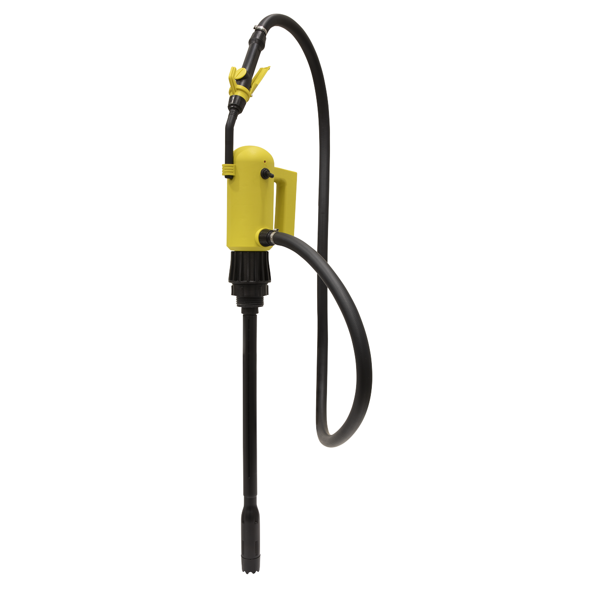 Sealey Electric Drum Pump 205L 12V 230V with Hose Nozzle & Adaptor for Fluids
