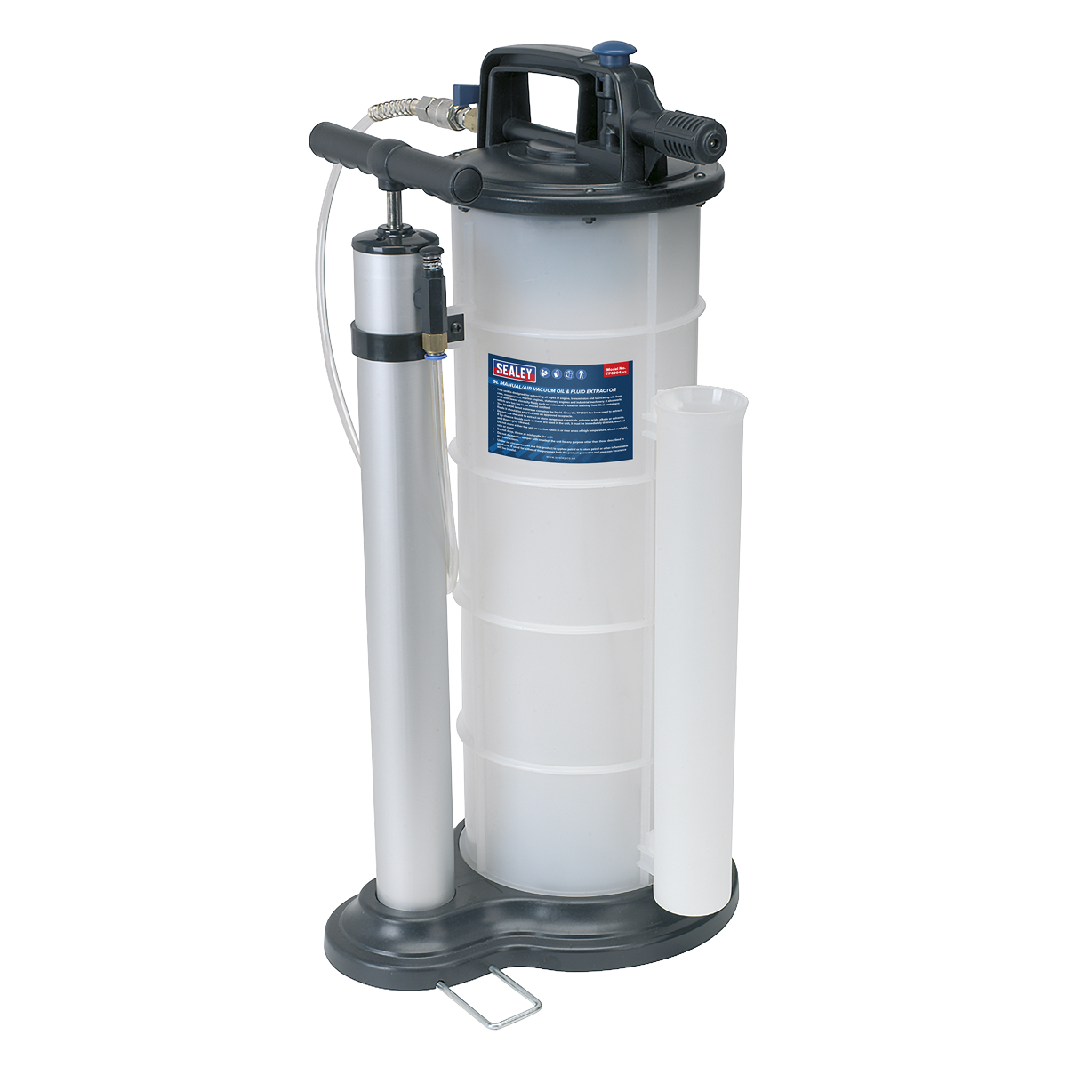 Sealey 9L Vacuum Oil & Fluid Extractor Manual Air Pump with Probes & Hose