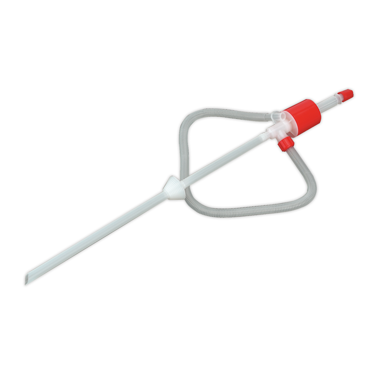 Sealey Syphon Pump for 25-60L Drums Self-Priming Composite Oil Chemical Use