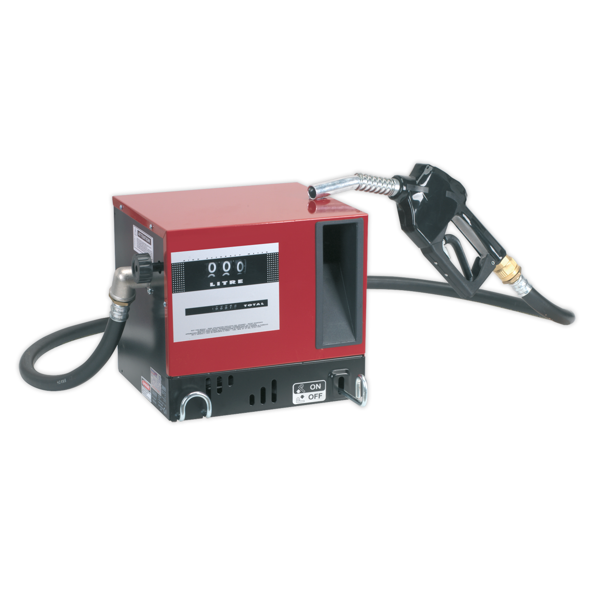 Sealey 56L/min Diesel Fluid Transfer System Wall Mount with Meter & Nozzle