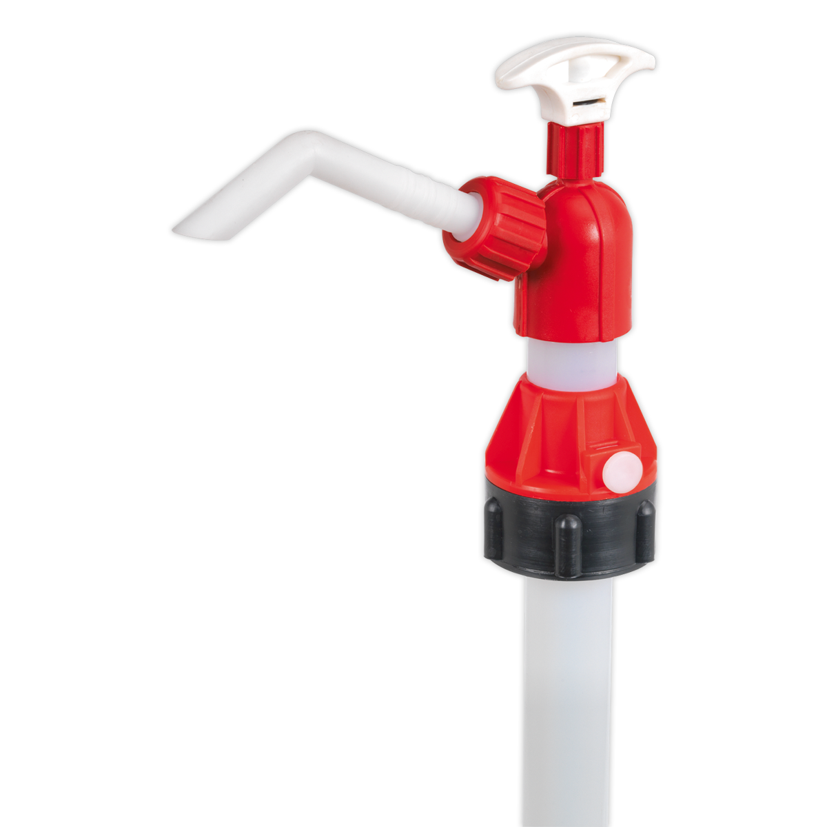 Sealey Thinners Pump for 25L Drum Self-Priming 400ml Stroke Nylon Polypropylene