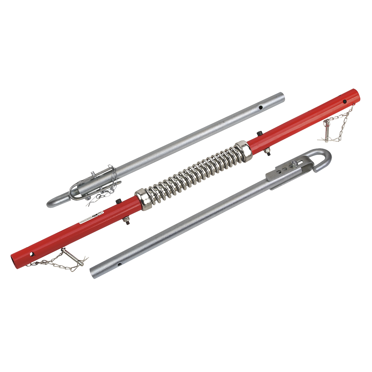 Sealey Tow Pole 2000kg Capacity with Shock Spring and Locking Tow Hook