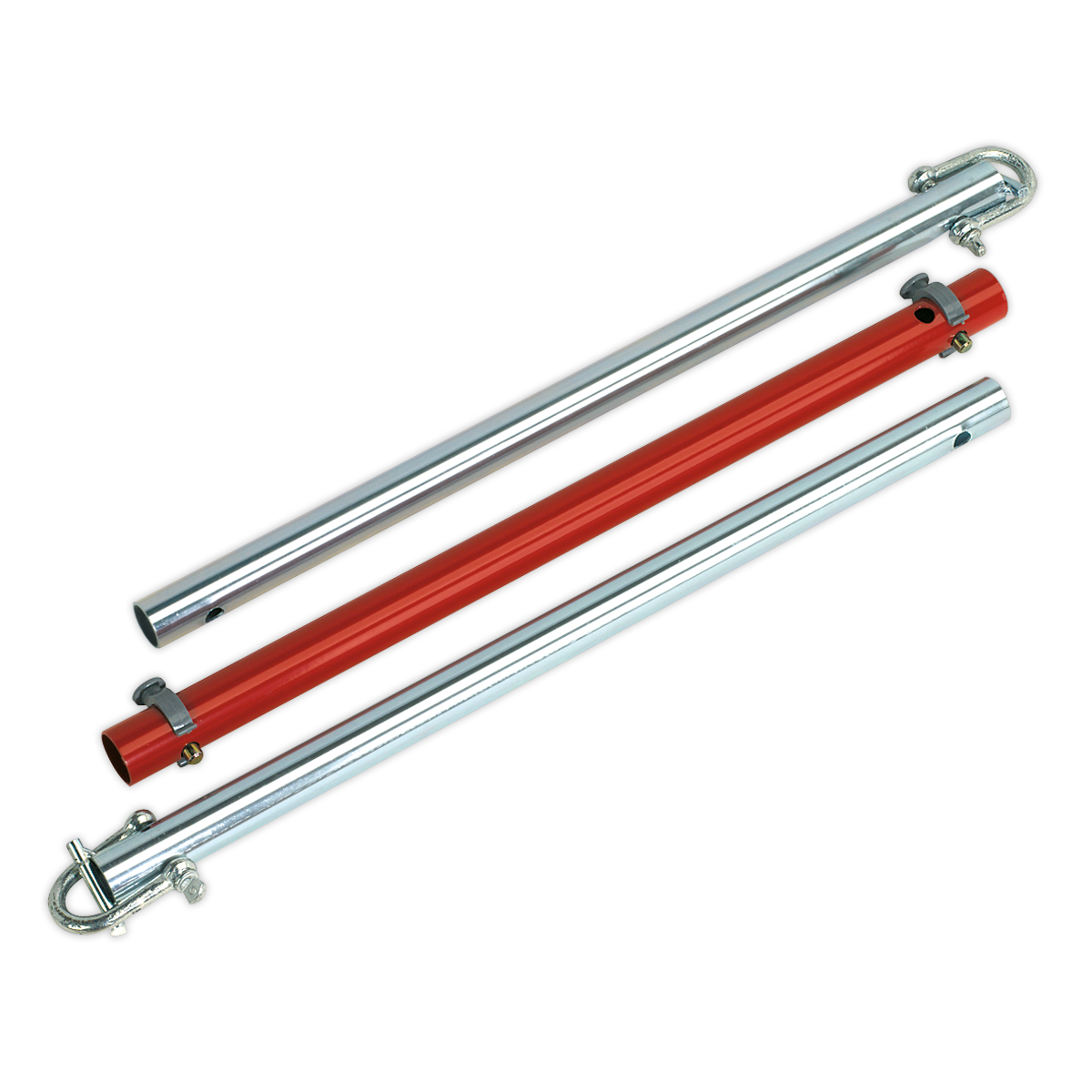 Sealey Tow Pole 2500kg Capacity 1.8m Rigid Hook Mechanism for Towing