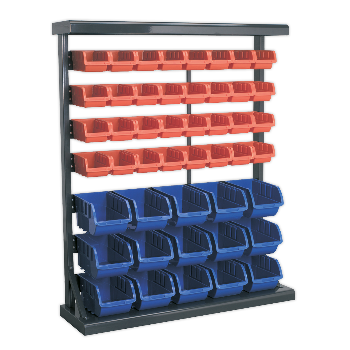 Sealey Bin Storage System with 47 Bins Powder Coated Steel Racking 940mm High
