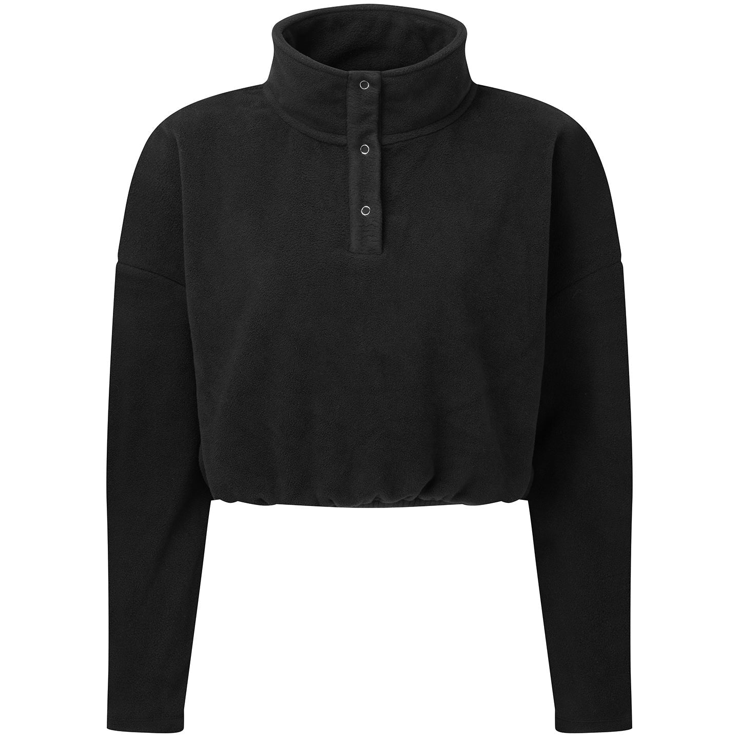 Women's TriDri Cropped Fleece High Neck Elasticated Waist Athleisure Top
