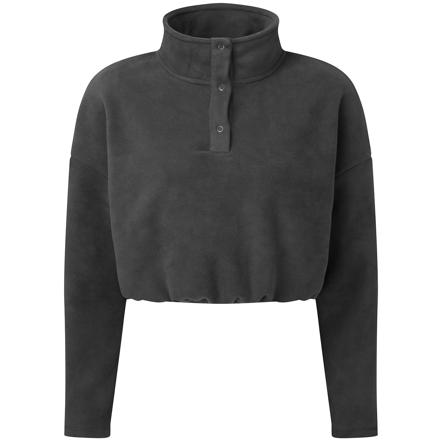 Women's TriDri Cropped Fleece High Neck Elasticated Waist Athleisure Top