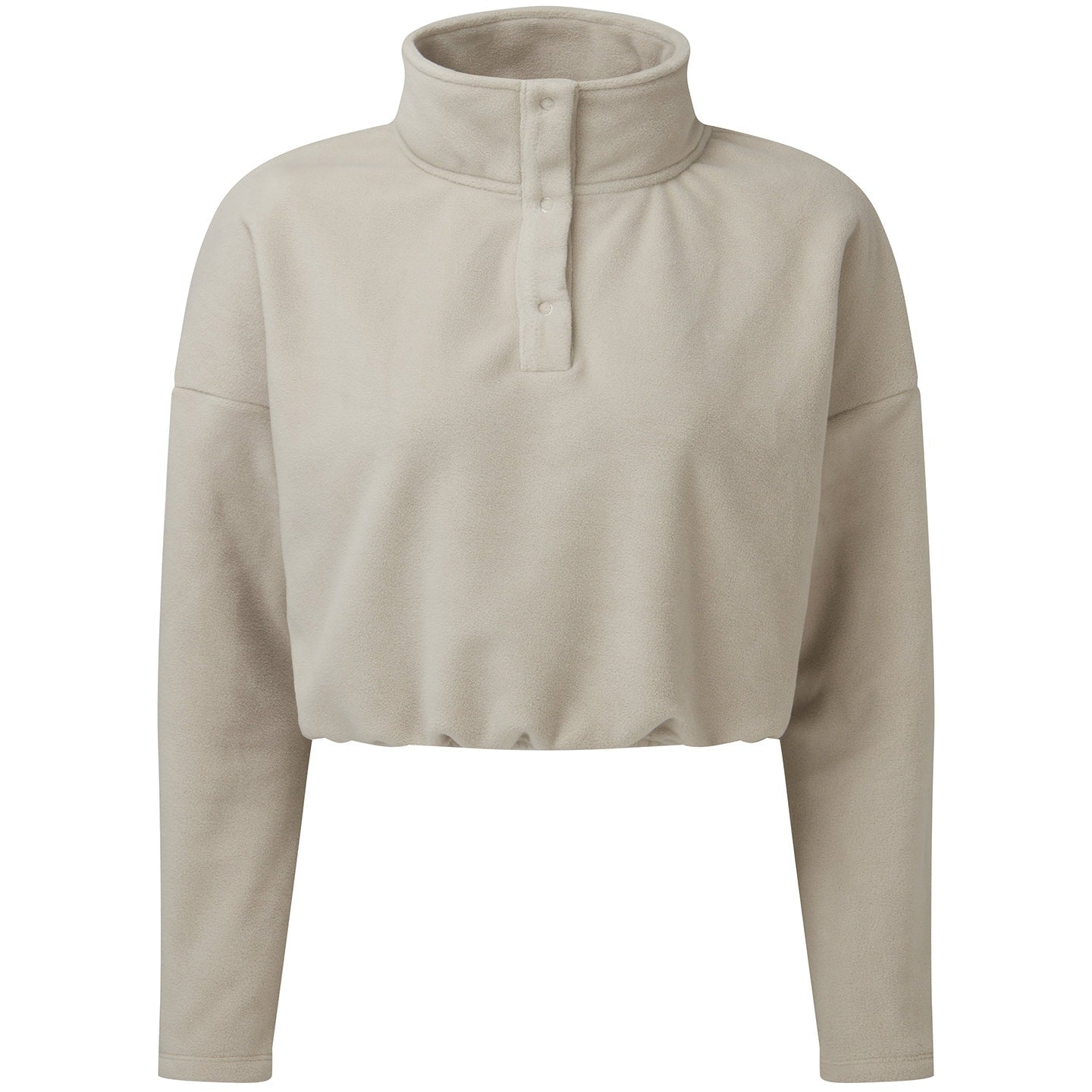 Women's TriDri Cropped Fleece High Neck Elasticated Waist Athleisure Top