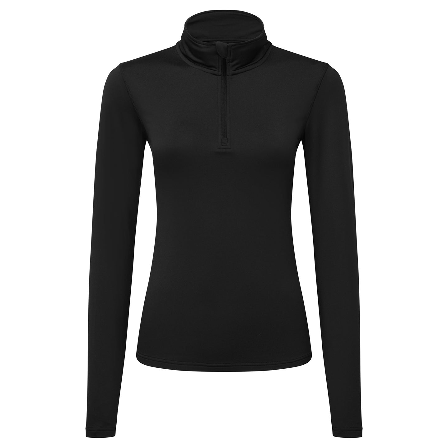 Women's TriDri Recycled Long Sleeve Â¼ Zip Top Brushed Inner Gym Layering