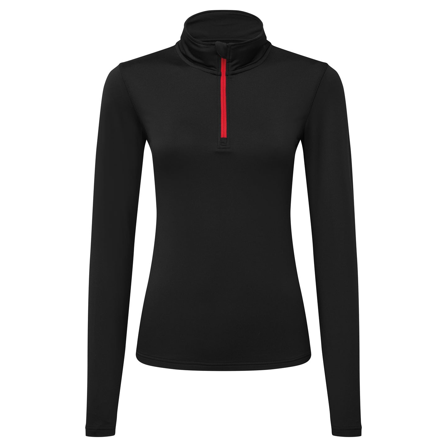 Women's TriDri Recycled Long Sleeve Â¼ Zip Top Brushed Inner Gym Layering