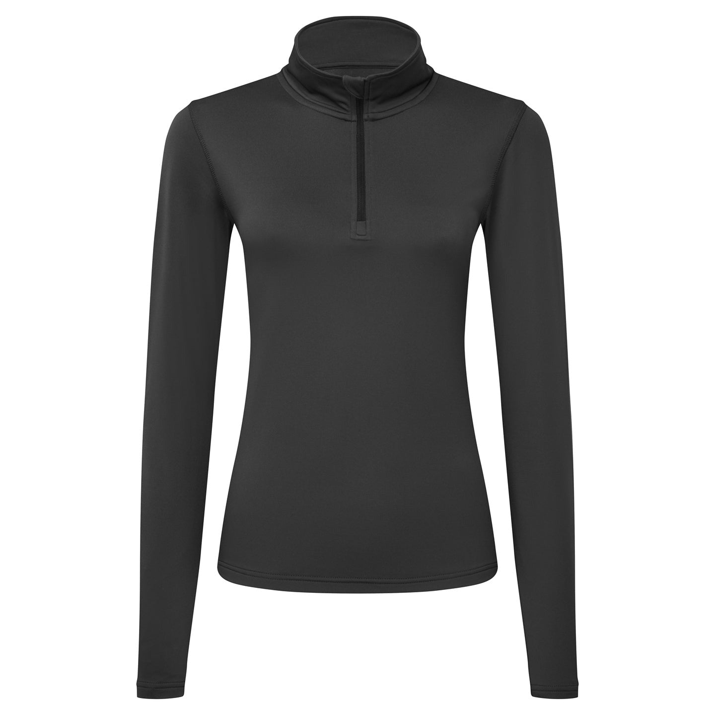 Women's TriDri Recycled Long Sleeve Â¼ Zip Top Brushed Inner Gym Layering