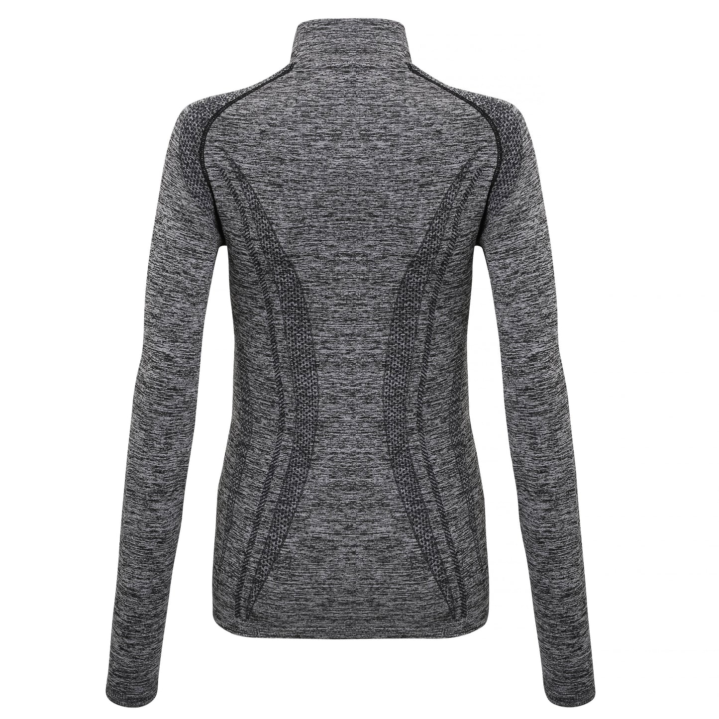 TriDri Women's Seamless 3D Fit Multi-Sport Performance Zip Top Long Sleeve