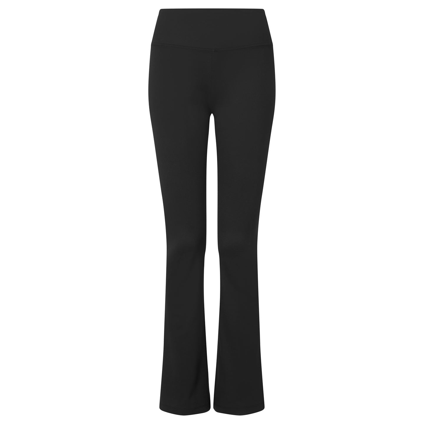 TriDri Women's Recycled Flare Leggings with Hidden Pocket, Soft Stretch Fabric