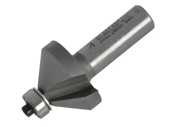 Trend 46/360 1/2 TCT Bearing Guided Chamfer Cutter 45Â° 35.1mm Edging Tool
