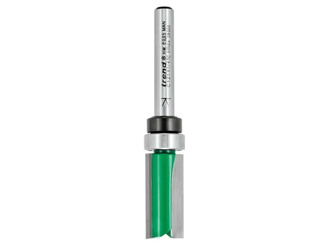 Trend C121 1/4 TCT Bearing Guided Template Profile Cutter 12.7mm x 25.4mm