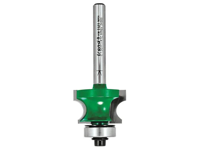 Trend C130 1/4 TCT Bearing Guided Corner Bead 4.8mm Radius for Clean Edges