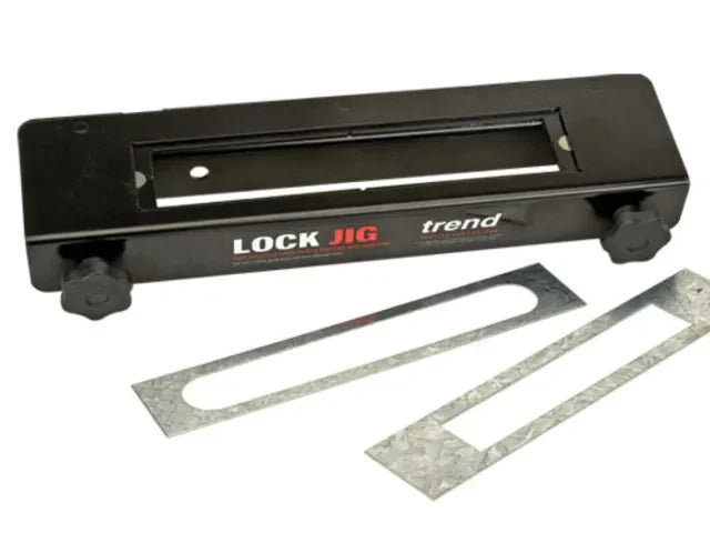 Trend Lock Jig for Router 30mm Guide Bush 12mm Cutter Sash Mortice Latch