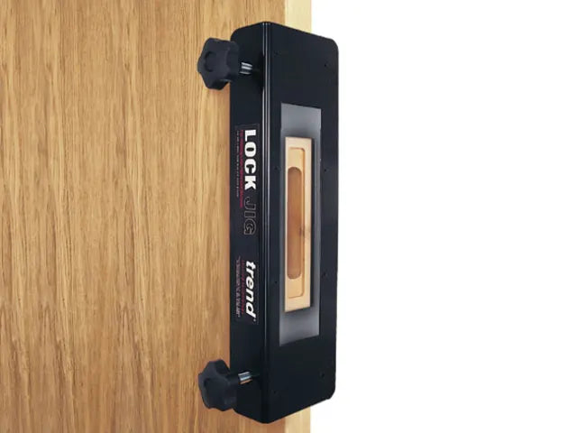 Trend Lock Jig for Router 30mm Guide Bush 12mm Cutter Sash Mortice Latch