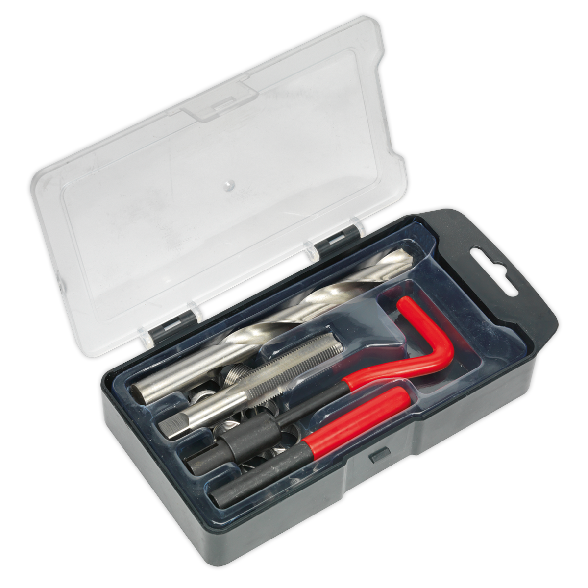 Sealey M14 x 1.25mm Thread Repair Kit for Soft Metals with Inserts and Tools