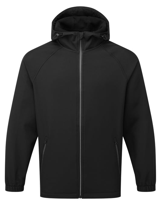 2786 Hooded Softshell Jacket 2-Layer Waterproof Windproof Adjustable Cuffs