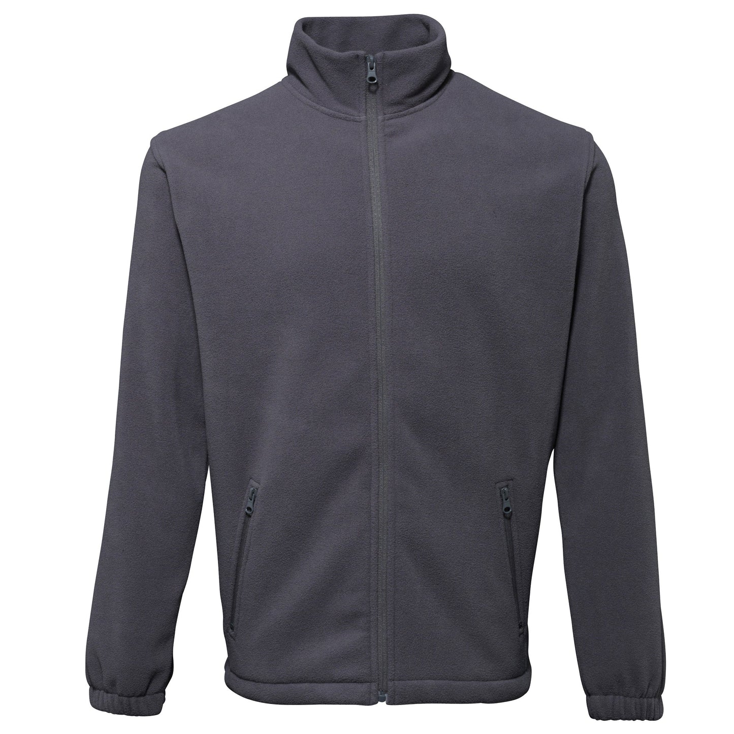 2786 Full-Zip Fleece Jacket Warm Comfortable Cadet Collar Zipped Pockets