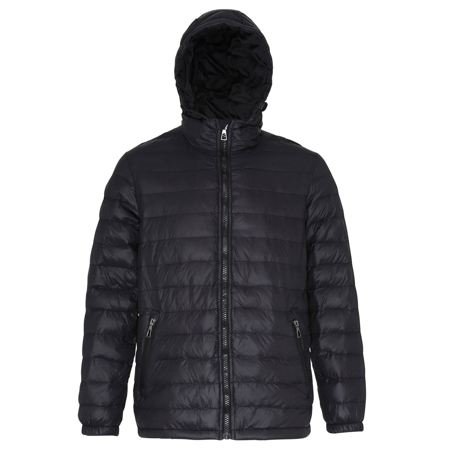 2786 Padded Jacket with Contrast Lining, Quilted, Warm, Lightweight, Stylish