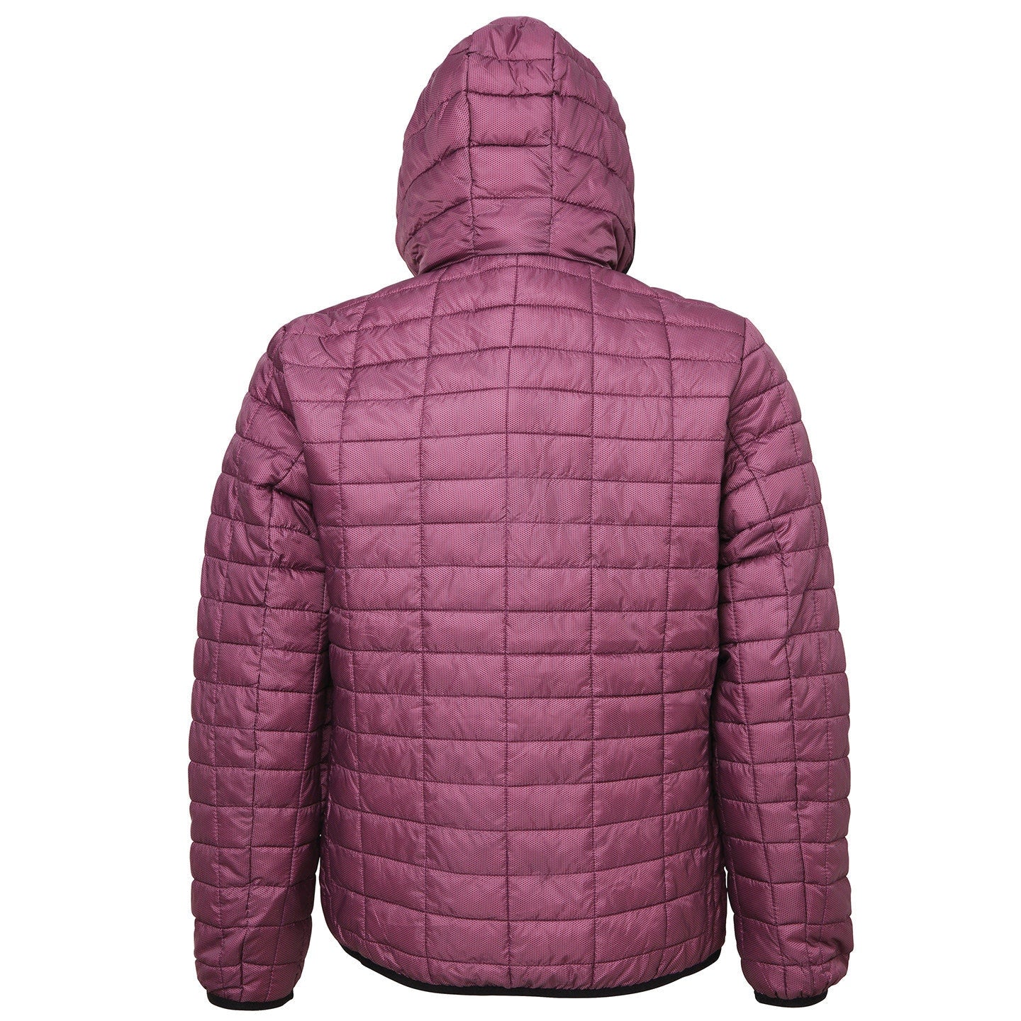 Men's Honeycomb Hooded Jacket Lightweight Polyester Fitted Casual Coat