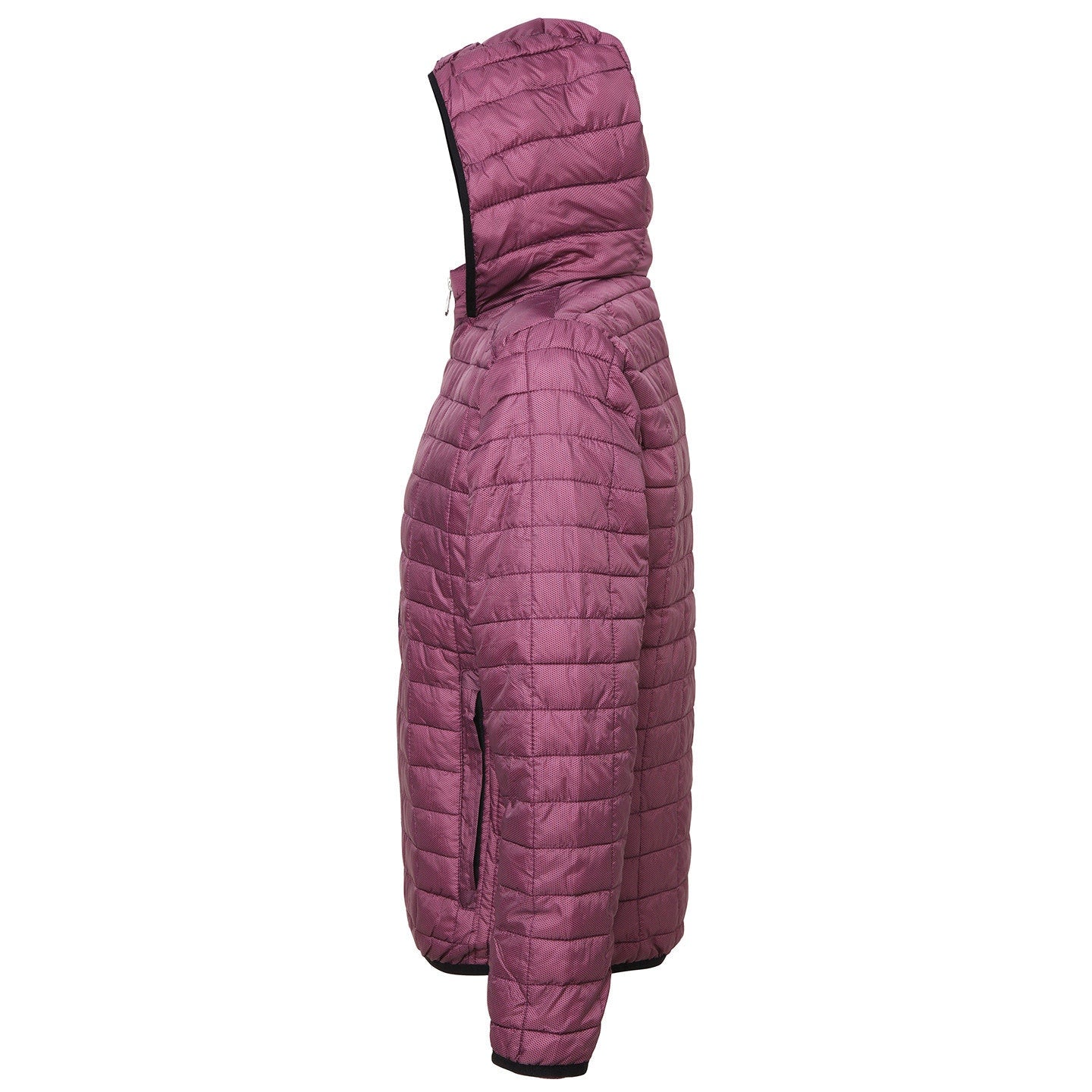 Men's Honeycomb Hooded Jacket Lightweight Polyester Fitted Casual Coat