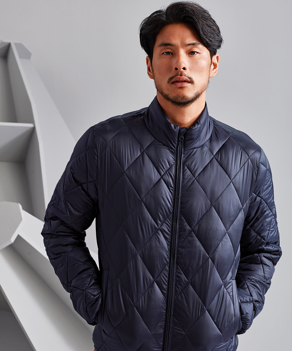 2786 Diamond Pane Padded Jacket Lightweight Quilted Work Leisurewear Size M