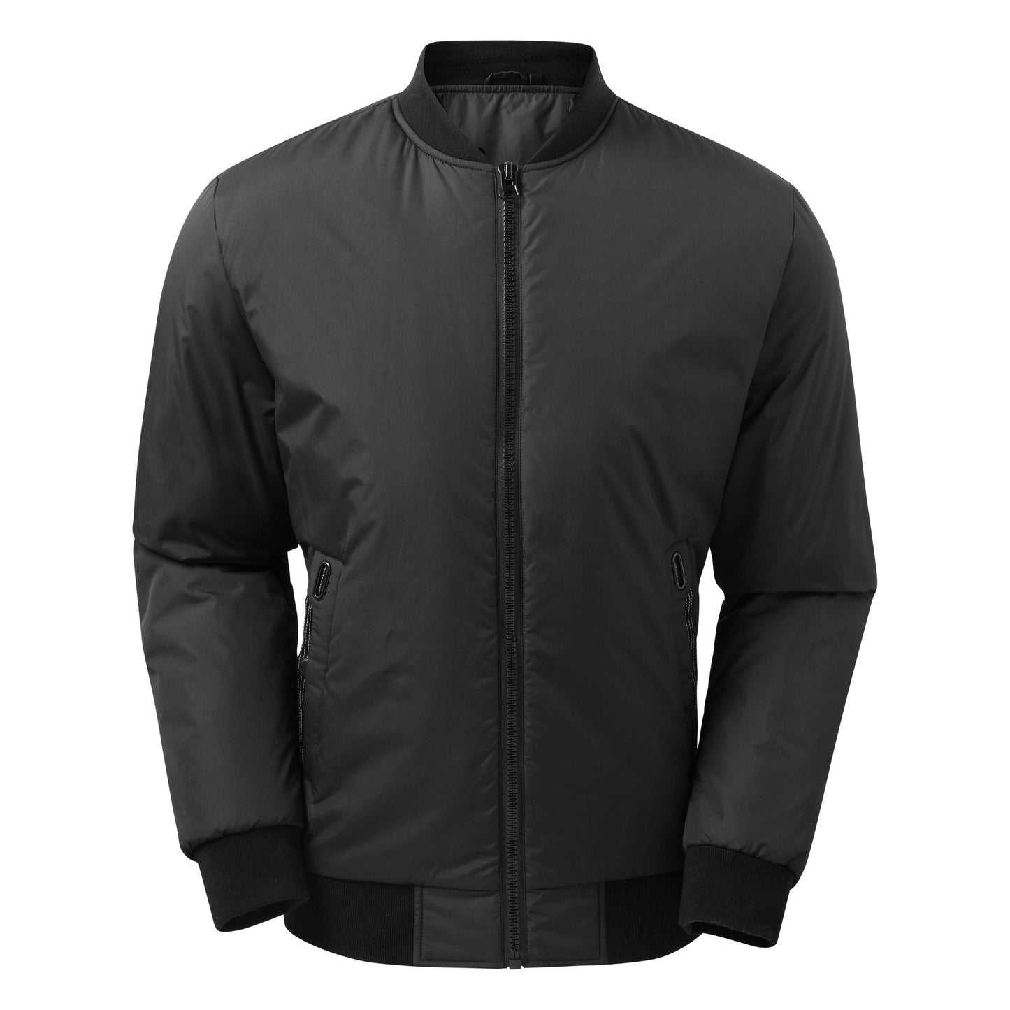 Delta Plain Bomber Jacket 2786 Insulated Lightweight Polyester Zip Pockets