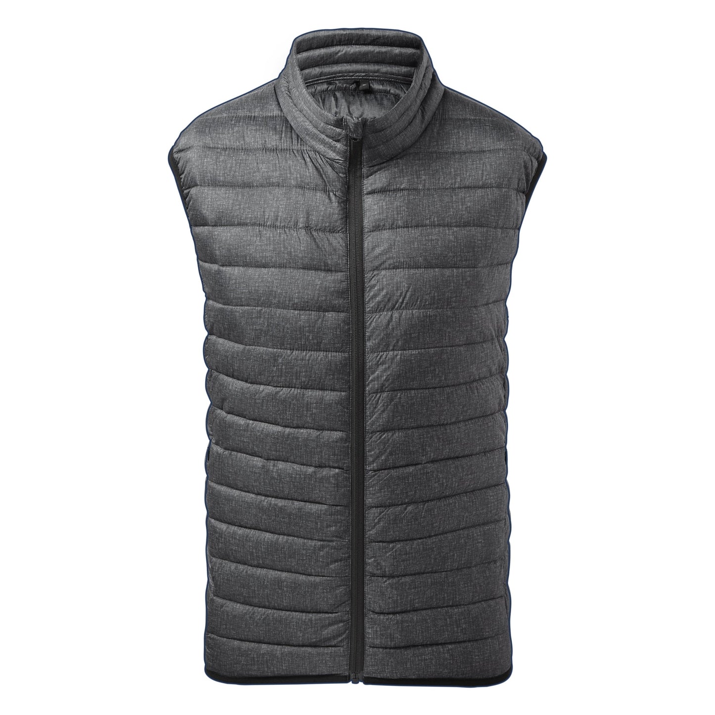 2786 Melange Padded Gilet Lightweight Insulated Tailored Fit Zip Pockets