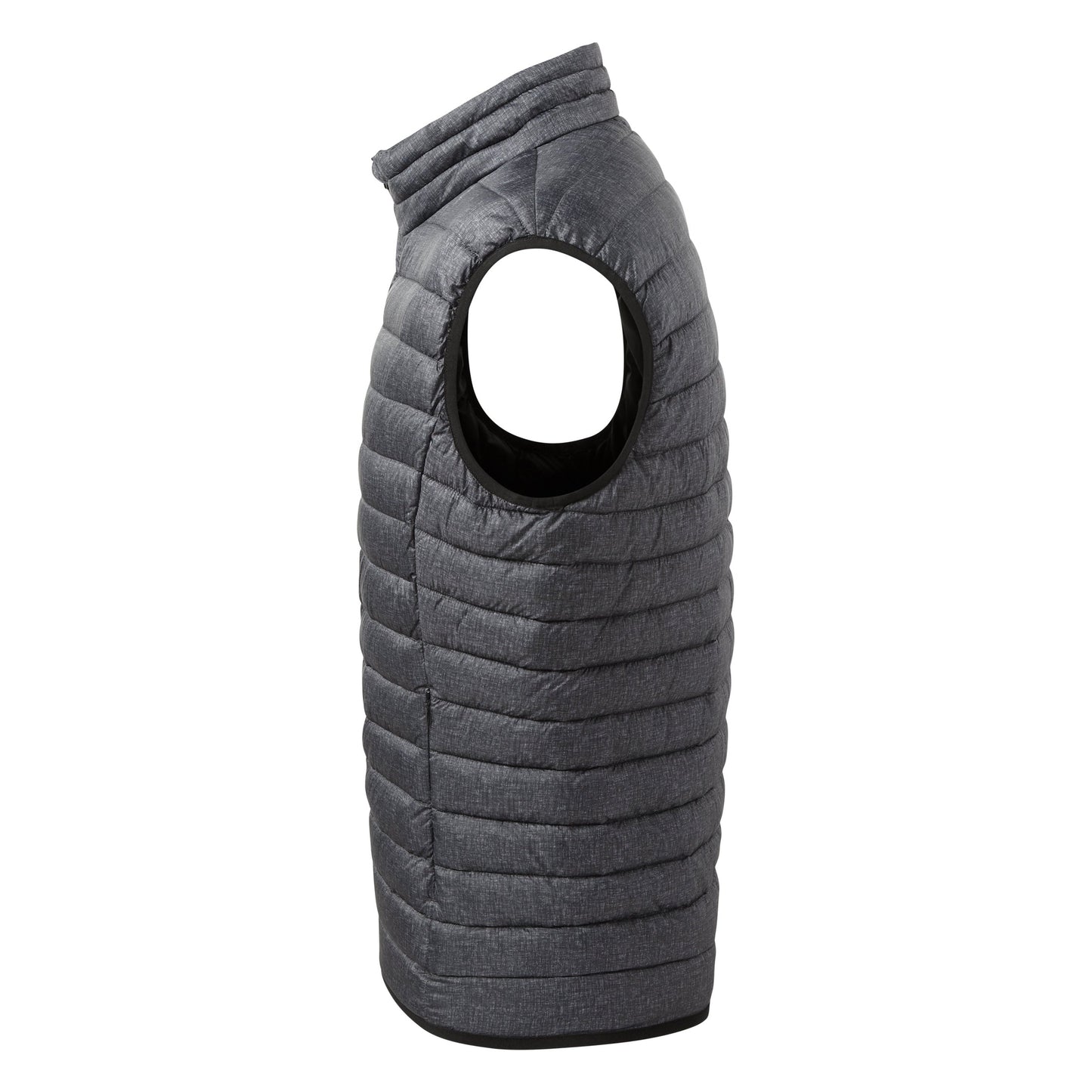 2786 Melange Padded Gilet Lightweight Insulated Tailored Fit Zip Pockets