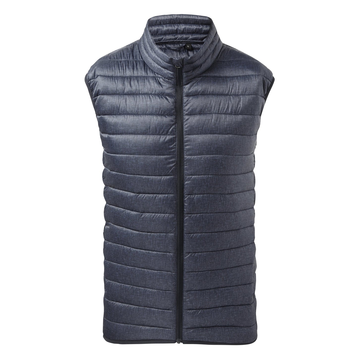 2786 Melange Padded Gilet Lightweight Insulated Tailored Fit Zip Pockets