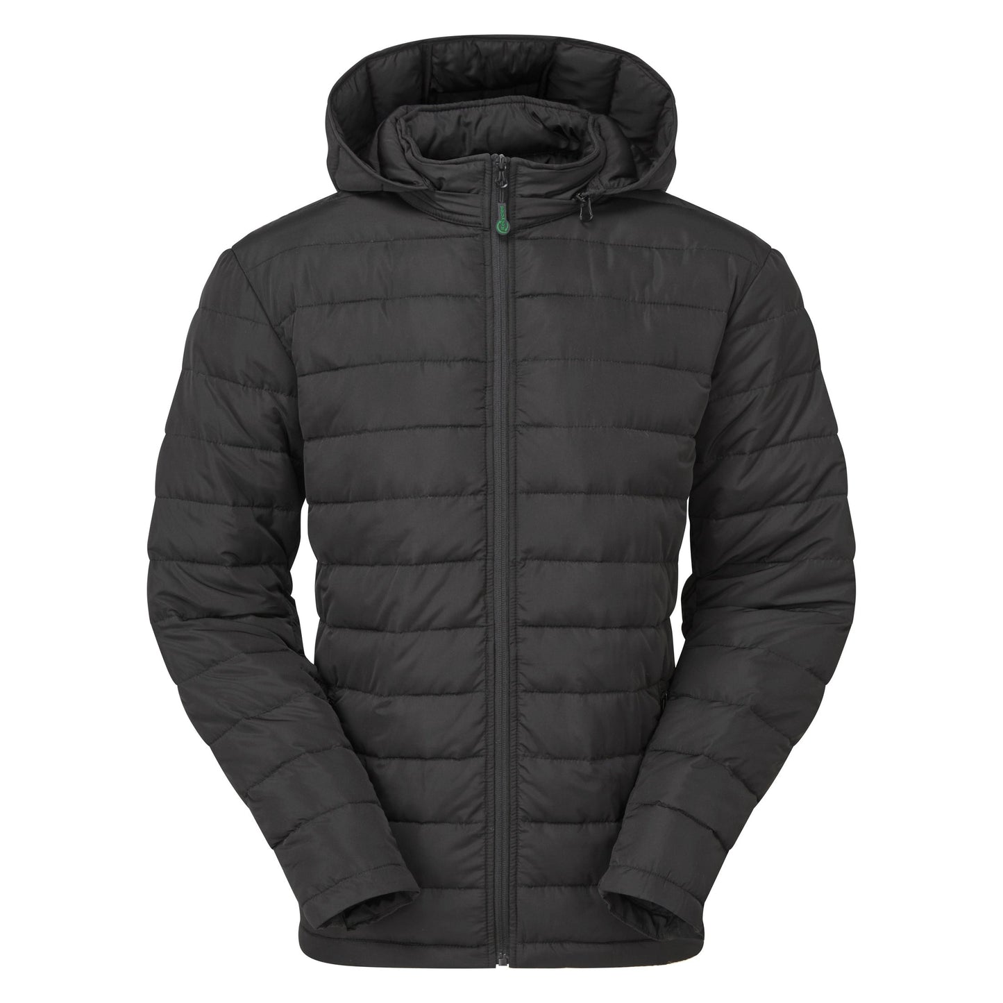 Delmont Recycled Padded Jacket with Removable Hood and Pockets - Eco-Friendly