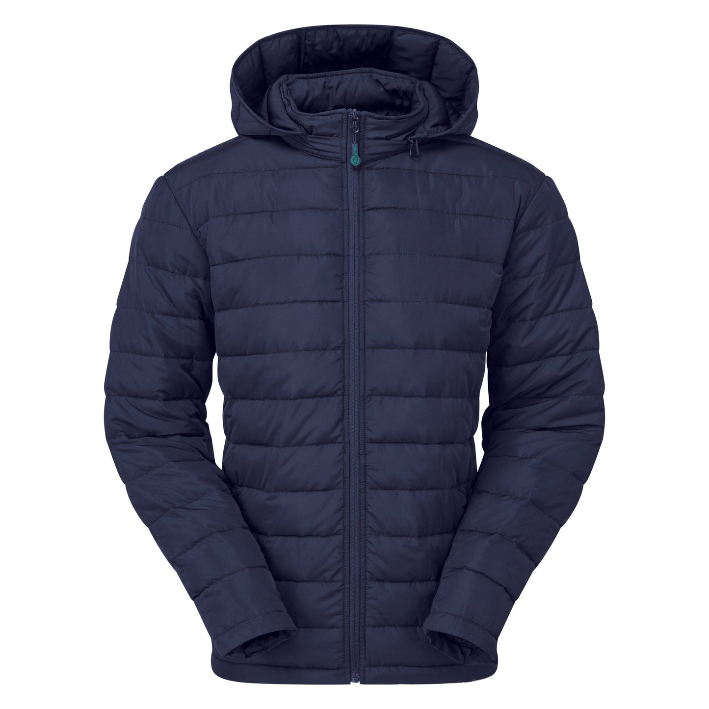 Delmont Recycled Padded Jacket with Removable Hood and Pockets - Eco-Friendly