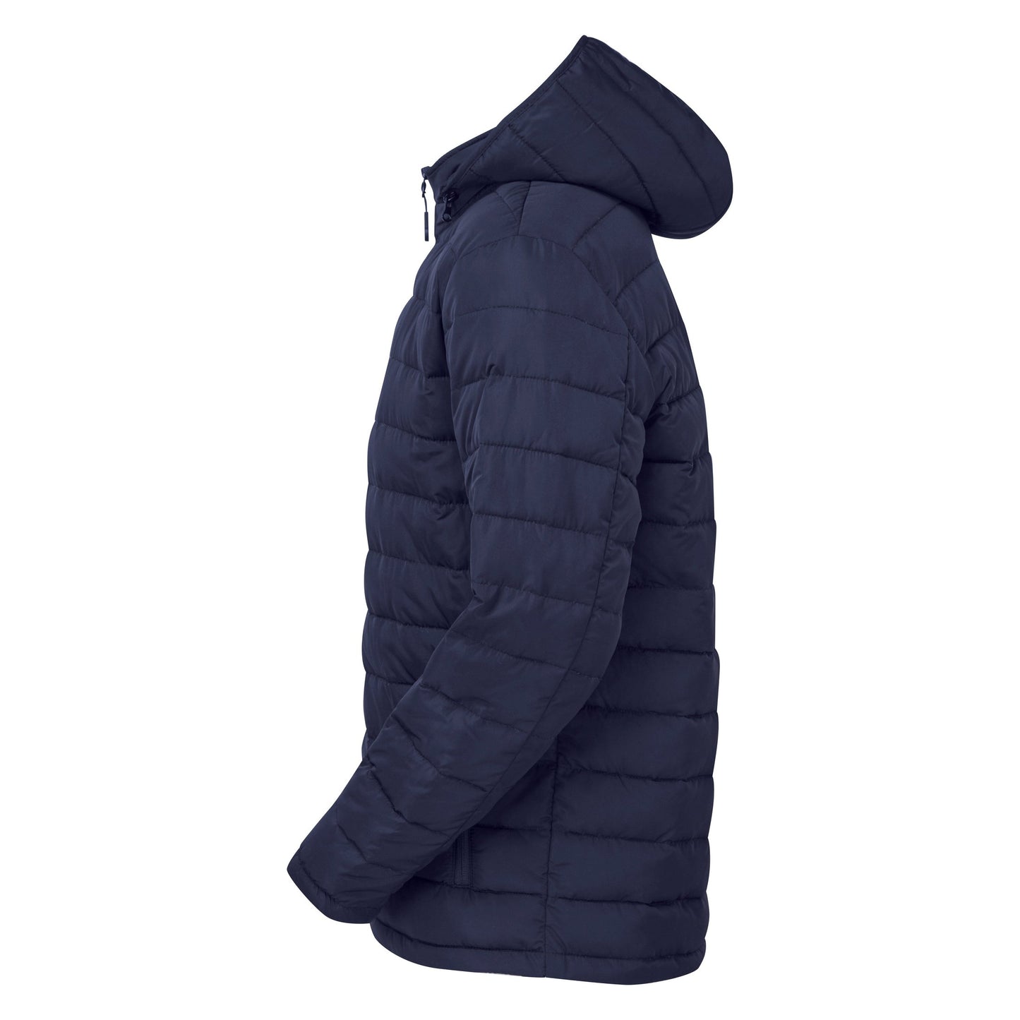 Delmont Recycled Padded Jacket with Removable Hood and Pockets - Eco-Friendly