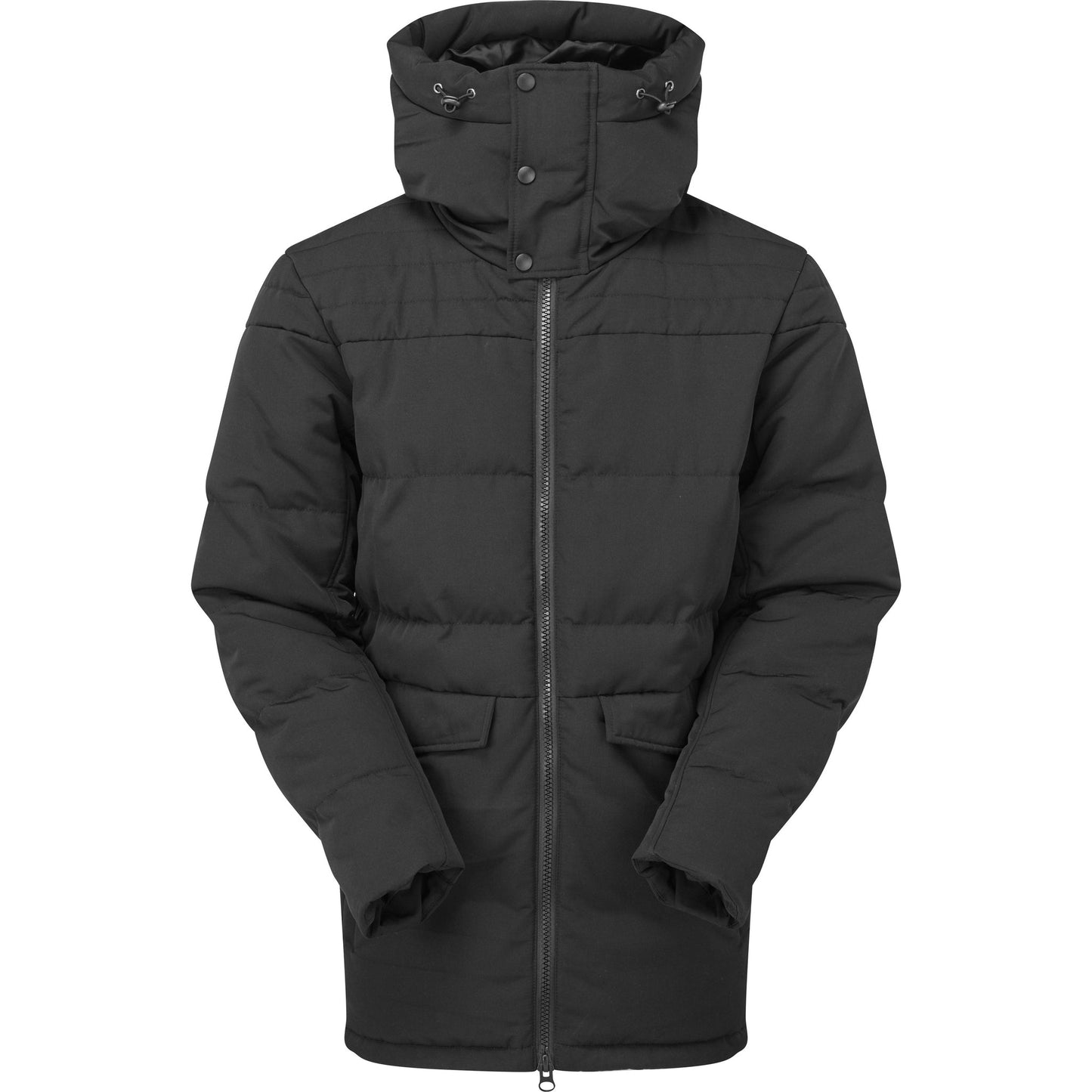 2786 Obsidian Padded Jacket with Hood, Quilted Design, Warm & Versatile