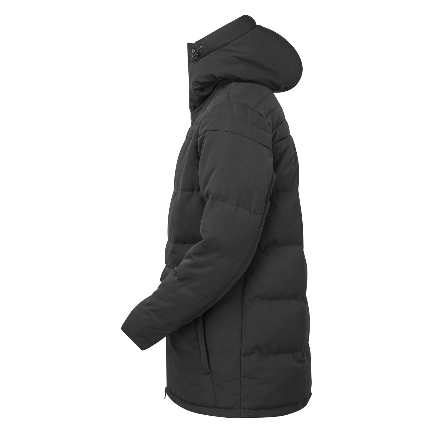 2786 Obsidian Padded Jacket with Hood, Quilted Design, Warm & Versatile