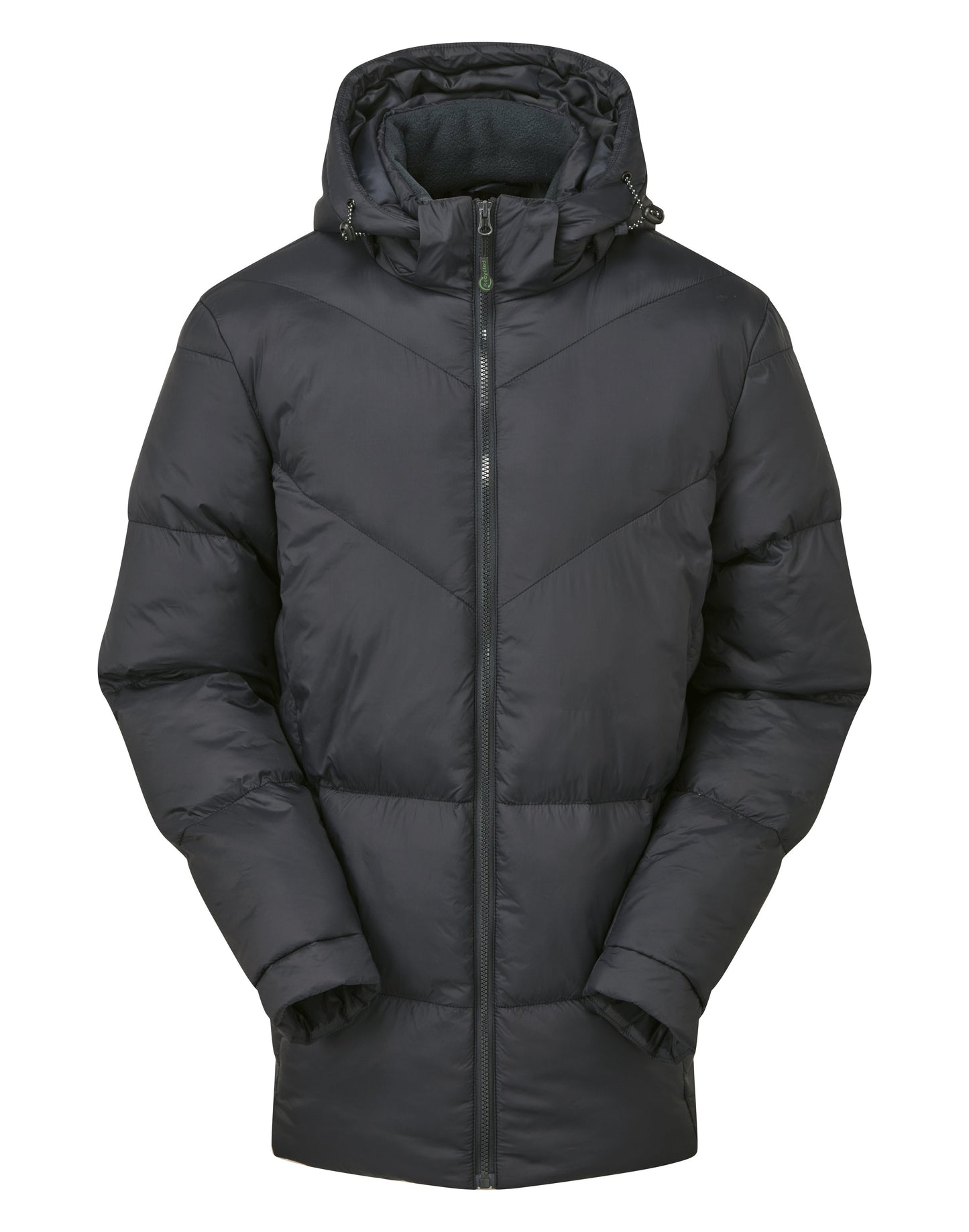 Fara Recycled Jacket with Removable Hood, Fleece-Lined Collar, 5 Pockets