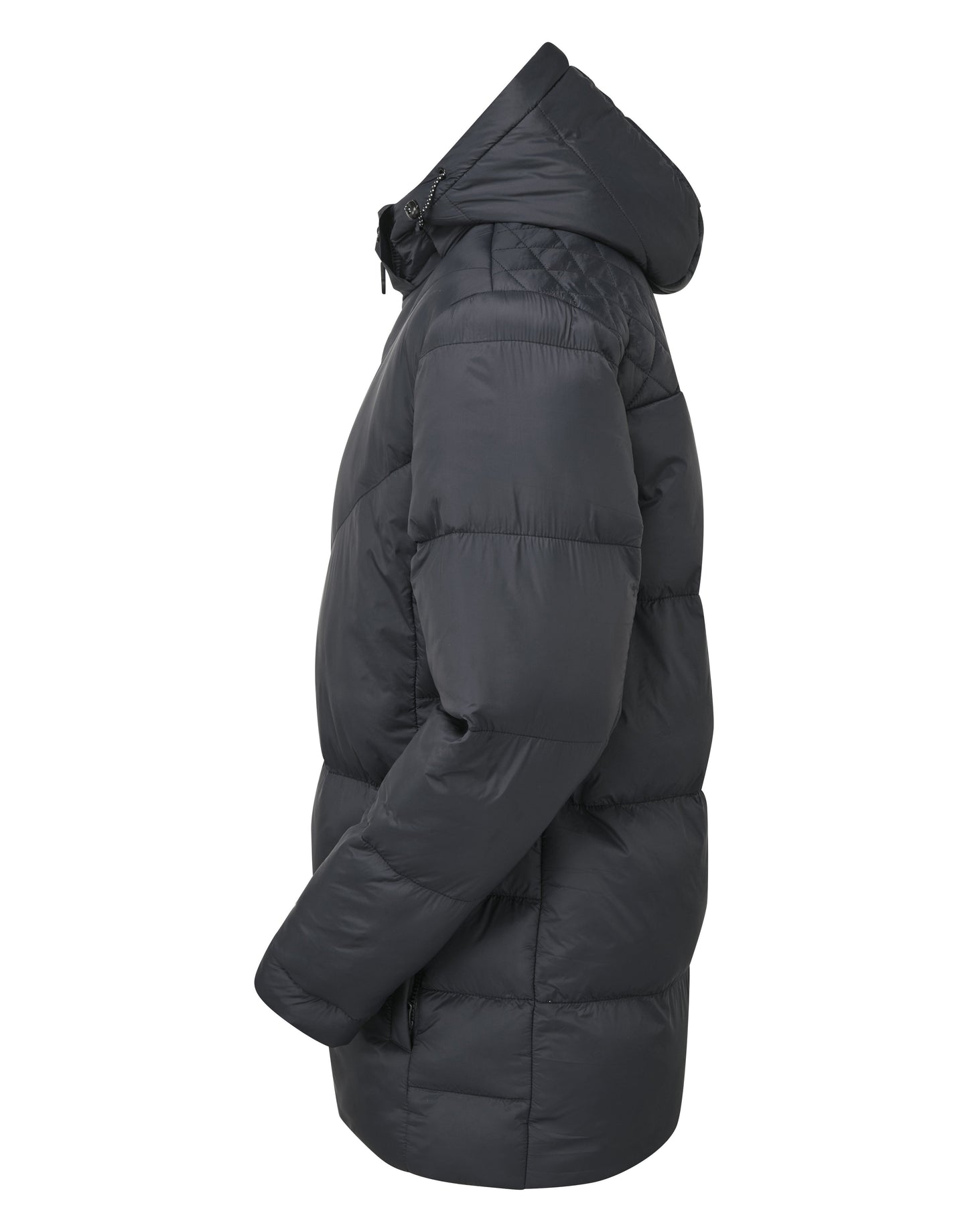 Fara Recycled Jacket with Removable Hood, Fleece-Lined Collar, 5 Pockets
