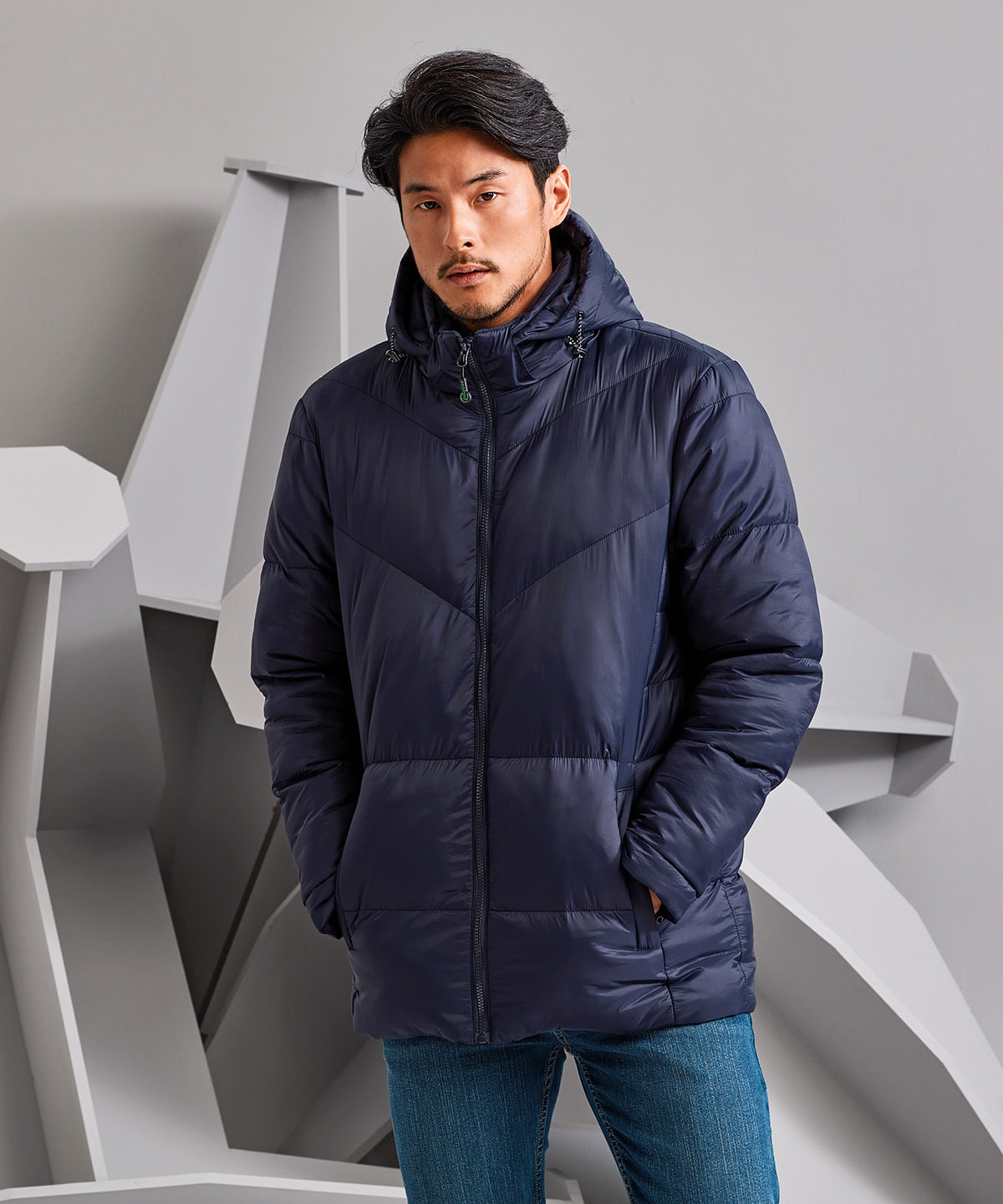 Fara Recycled Jacket with Removable Hood, Fleece-Lined Collar, 5 Pockets