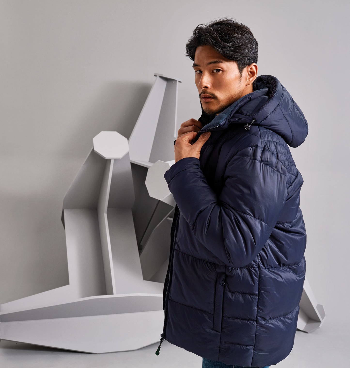 Fara Recycled Jacket with Removable Hood, Fleece-Lined Collar, 5 Pockets