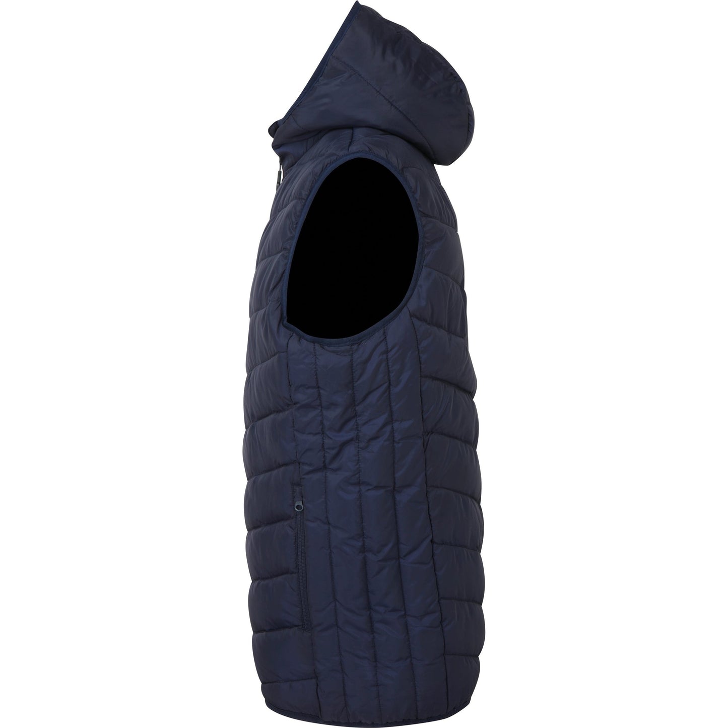Taurus Recycled Padded Bodywarmer Lightweight Hooded Vest Office Outdoor Wear