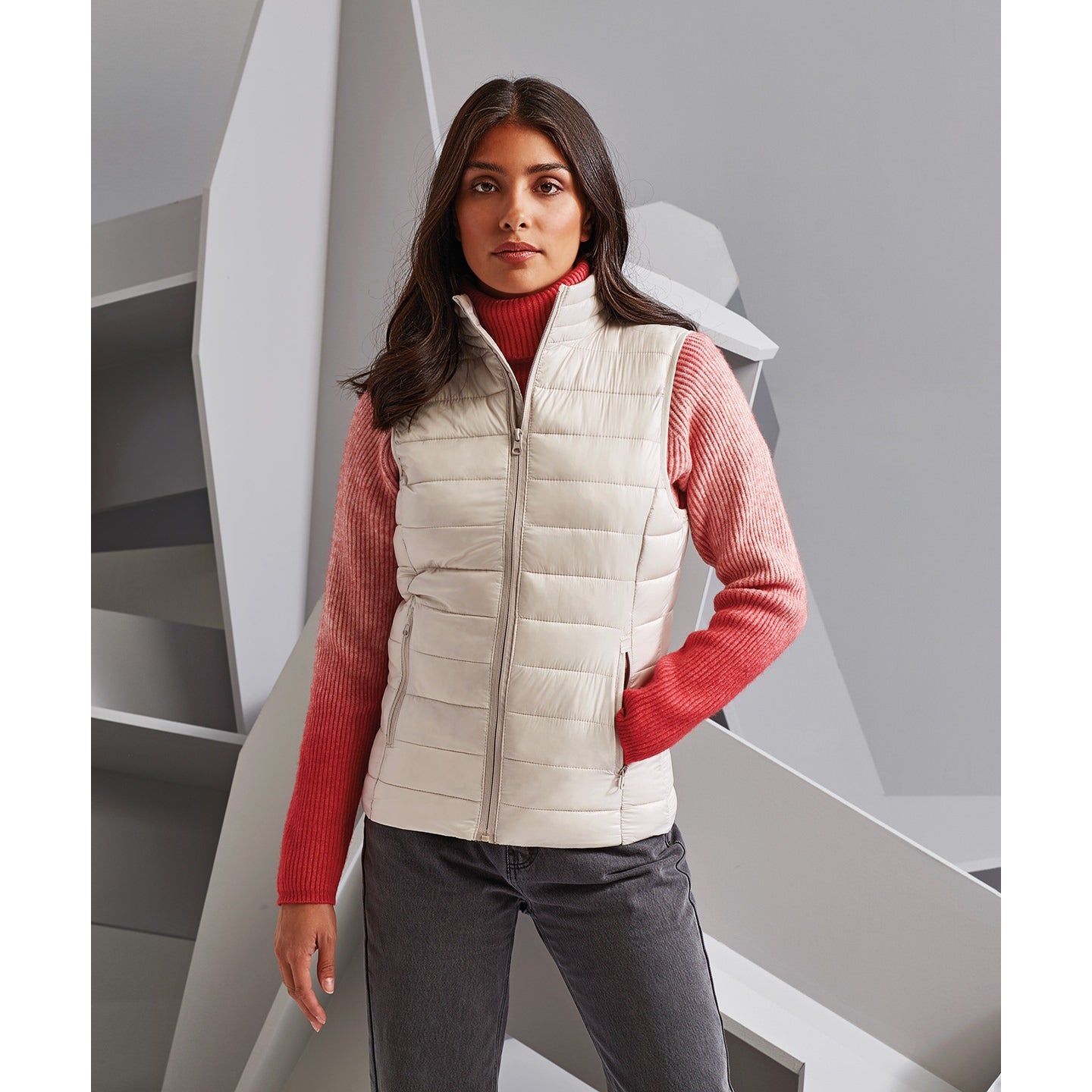2786 Women's Terrain Padded Gilet Lightweight Bodywarmer with Zip Pockets