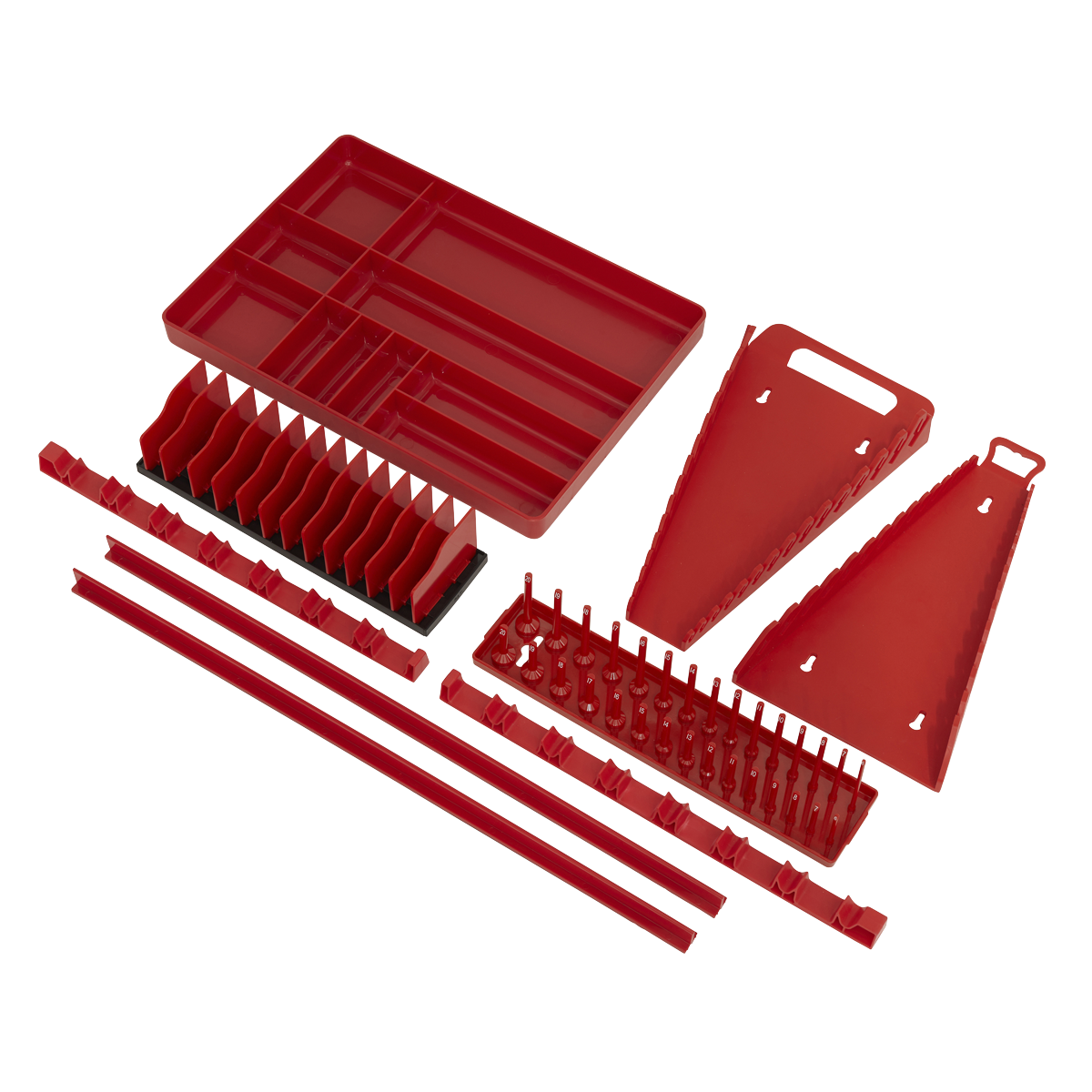 Sealey 9pc Tool Storage Organiser Set with Racks and Drawer Dividers