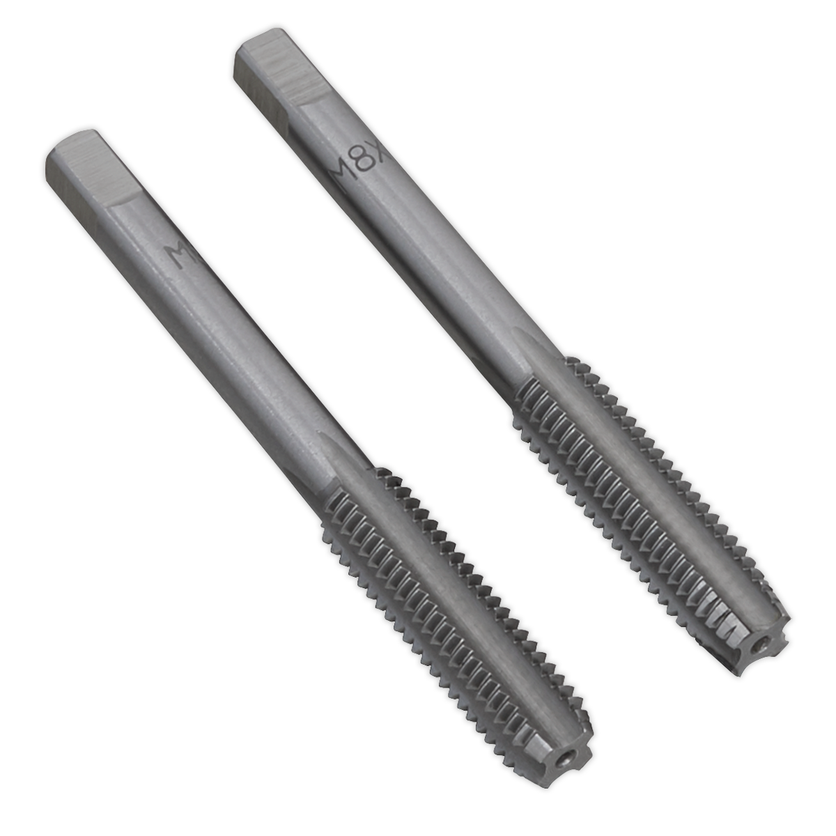 Sealey M8 x 1.25mm Tap Set 2pc Taper & Plug High Quality Steel with Case