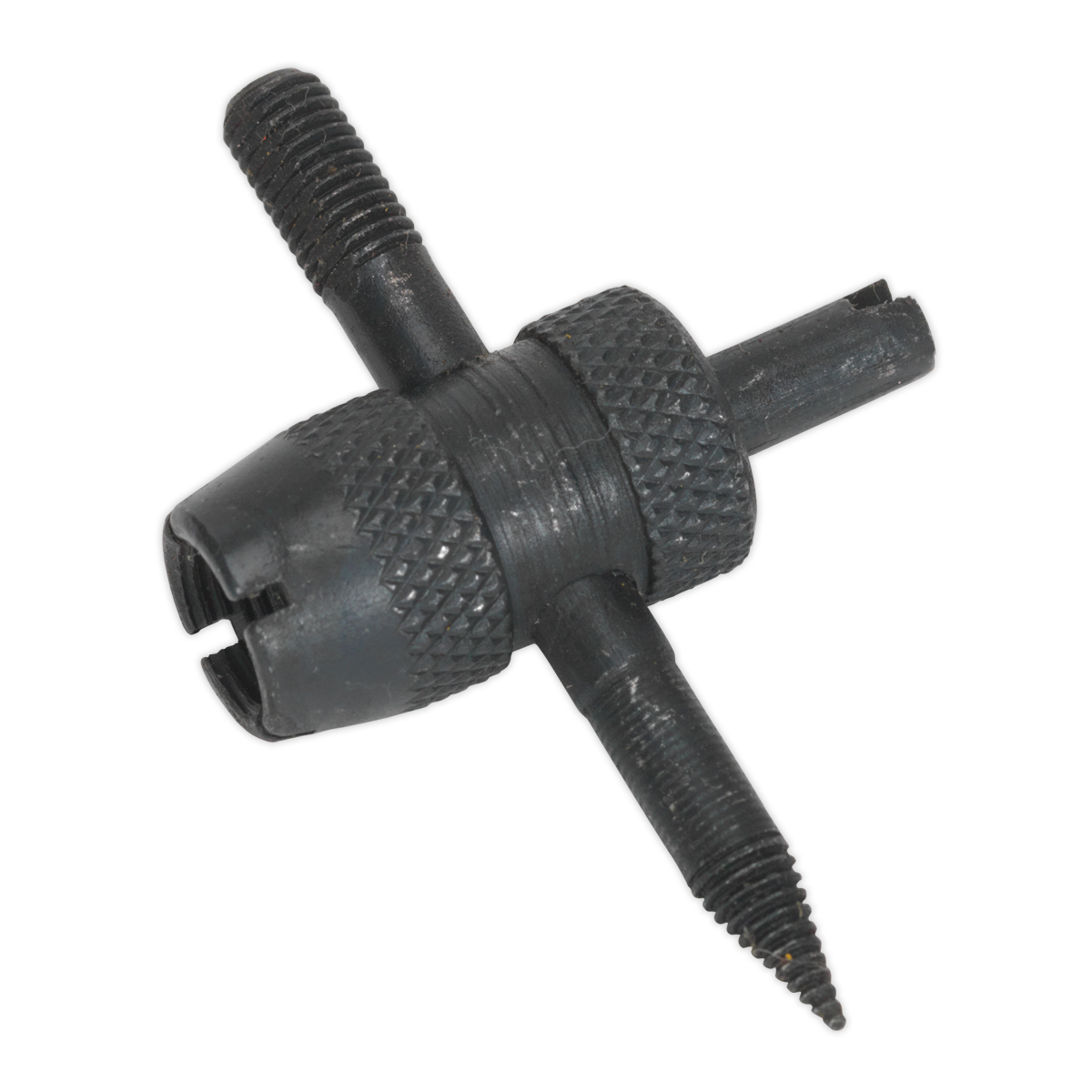 Sealey Tyre Valve Service Tool with Knurled Body and Valve Core Remover