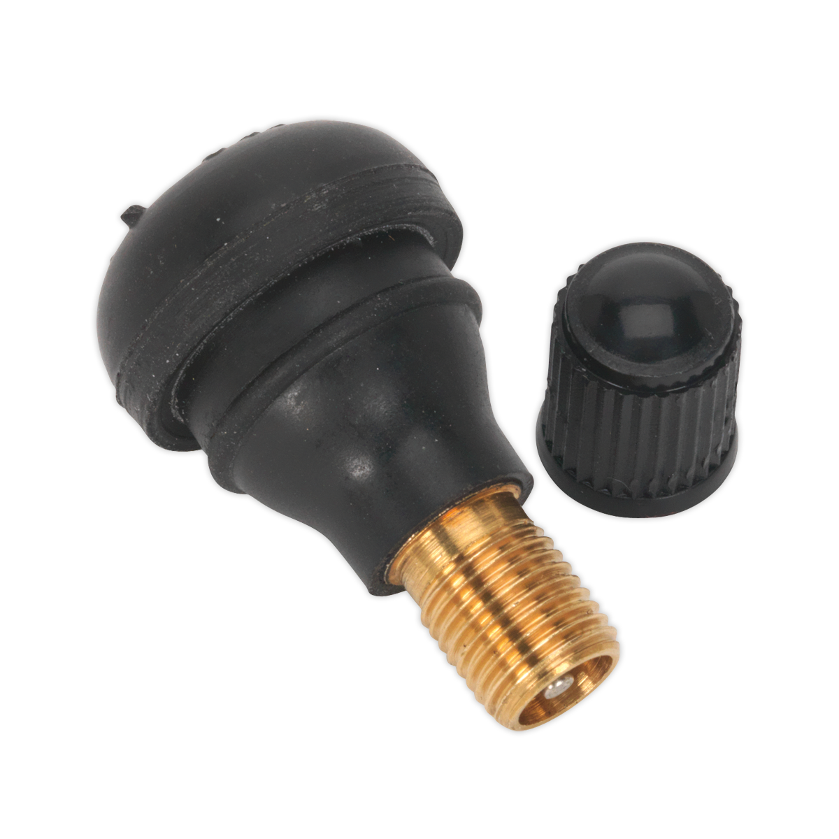 Sealey TR412 Tubeless Tyre Valve Snap-in Pack of 100 EDPM Rubber Quality