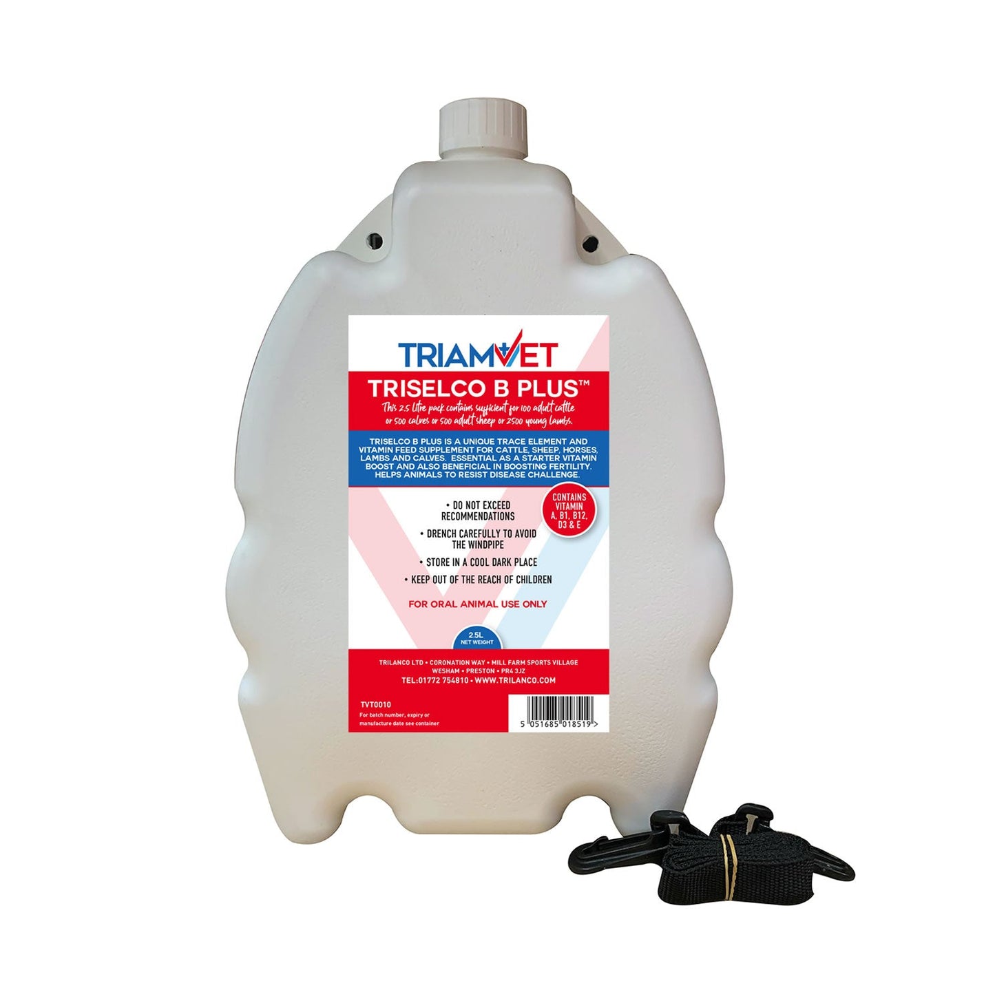 TriamVet Triselco B Plus Vitamin Feed Supplement for Cattle Sheep Horses
